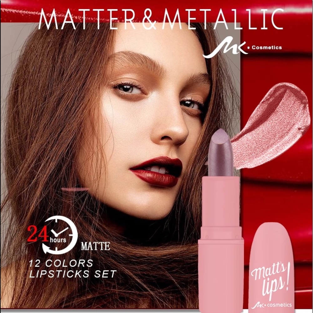NEW #01 "Barbie Pink" Creamy Lasting Lipstick - Picture 2 of 10